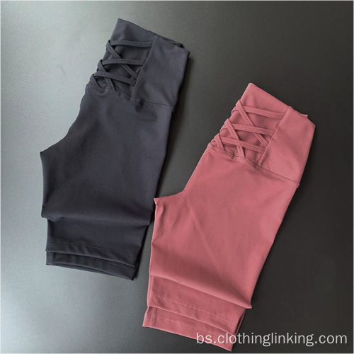 Aktivne kratke hlače visokog struka za žene